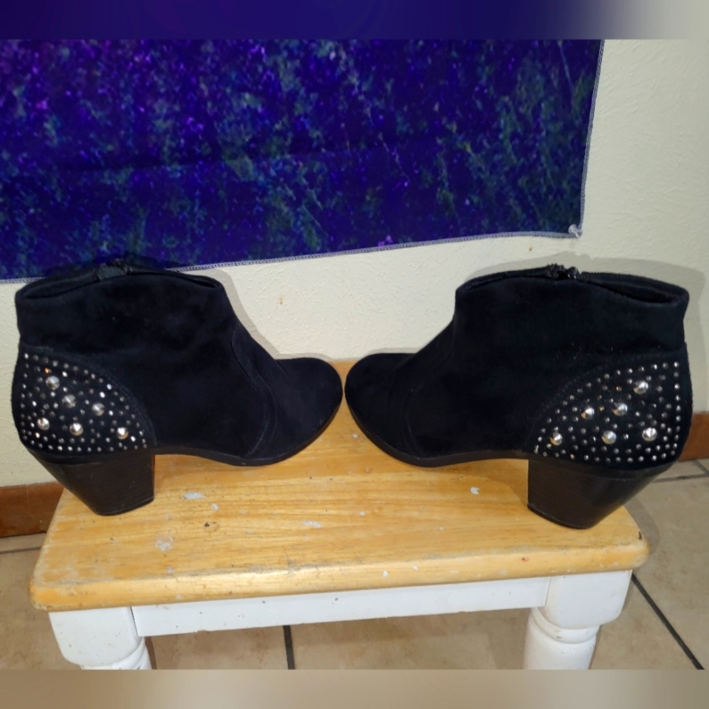 Studded ankle boots